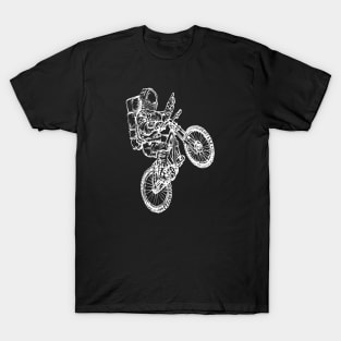 SEEMBO Spaceman Cycling Bicycle Bicycling Biking Riding Bike T-Shirt